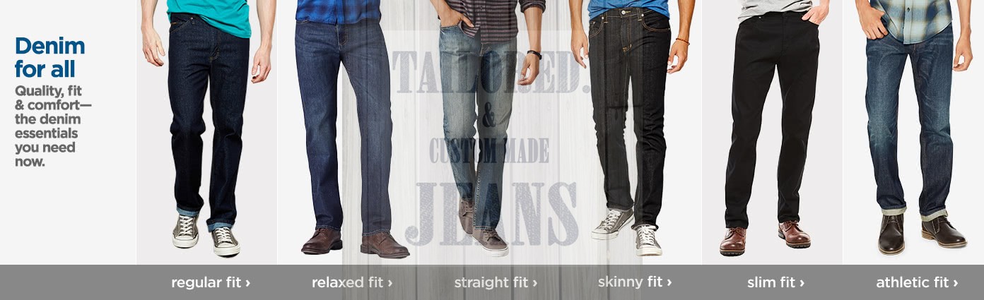 How to wear a jeans as per body formation: