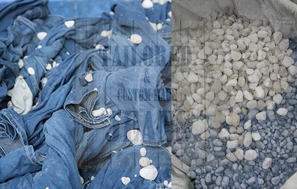 What is stone washing in jeans?
