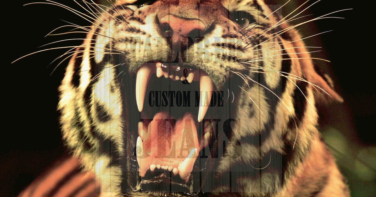 Tiger ripped jeans!