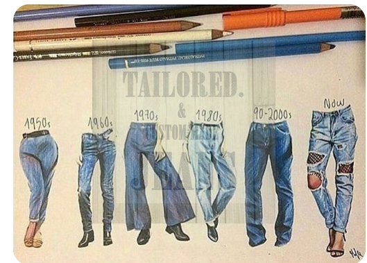Everything About Denim and Jeans Part 4 : Denim Through Decades: Fashion Trends and Cultural Impact